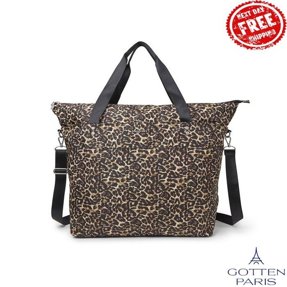 Baggallini Large Carryall Tote Wild Cheetah Polyester Women\'s Bag main image 5